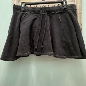 Double Zero Charcoal Skater Skirt